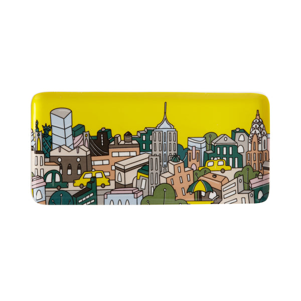 Maxwell & Williams Megan McKean Cities Rectangle Plate 25x12cm New York image 0