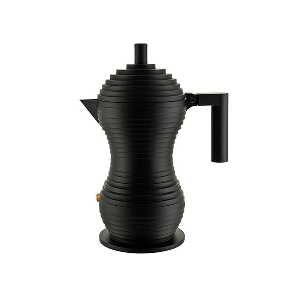 Alessi “Pulcina” Espresso Coffee Maker 3 Cups (Black) image 0