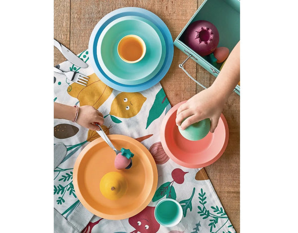 Alessi Giro Kids Children Tableware Set Orange image 4