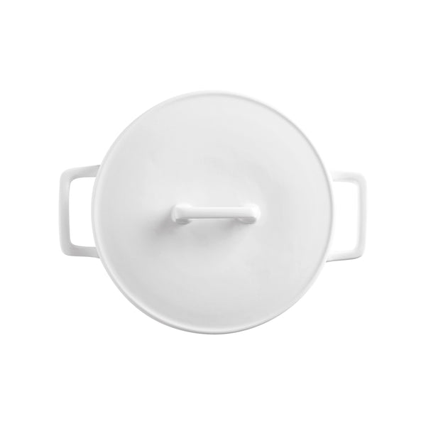 Maxwell & Williams Epicurious Round Casserole 2.6L White Gift Boxed image 1