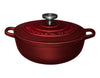 Maxwell & Williams Cast Iron Round Casserole Merlot 24cm / 3.3L Gift Boxed