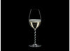 Riedel Fatto A Mano Champagne Wine Glass Black And White Twisted image 2