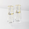 Maxwell & Williams Celebrations Stemless Flute Cheers Clink (Set of 2) image 2