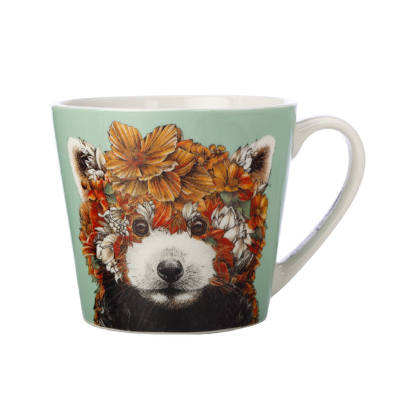 Maxwell & Williams Marini Ferlazzo Wild Planet Mug 370ML Red Panda Gift Boxed image 0