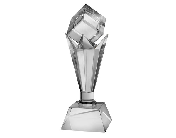 Swatkins Cube Topped Crystal Award image 0
