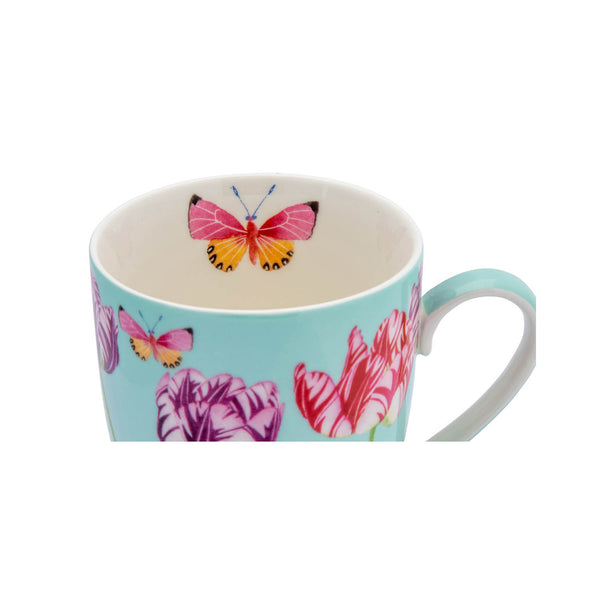 Maxwell & Williams Gabby Malpas Posey Mug & Coaster Set Tulip Love Gift Boxed image 3