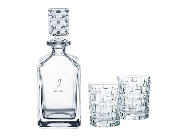 Nachtmann Bossa Nova Whisky (With Engraving on Decanter) (Set of 3) image 0