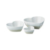 Just Slate 3 Heart Stoneware Nesting Bowls image 1