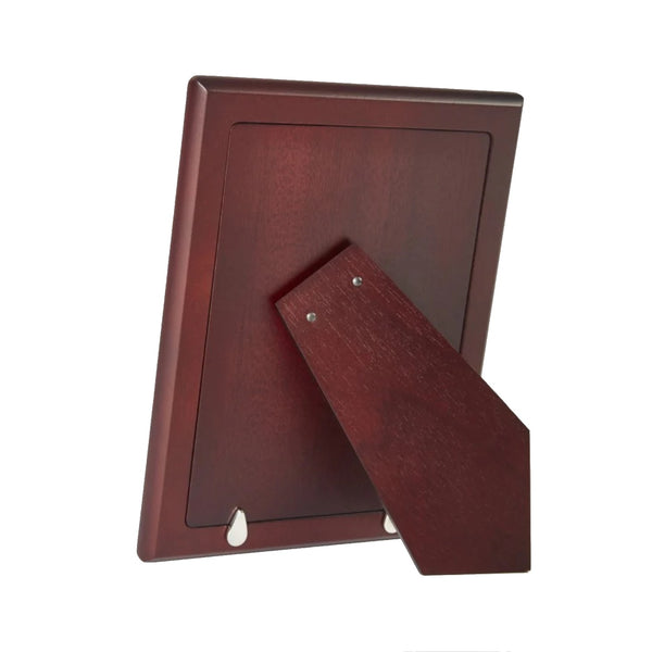 Carrs Silver - Child's Christening Photo Frame Sterling Silver Wood Back image 1