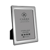 Carrs Silver - Bead Design Sterling Silver Photo Frame with Grey Velvet Back image 0