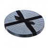 Just Slate Flat Hammered Stainless Steel Coasters (4 pieces) image 0