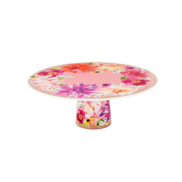 Maxwell & Williams Teas & C's Dahlia Daze Footed Cake Stand 28cm Pink Gift Boxed image 1