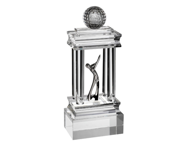 Swatkins Colossal Clear Optical Crystal Golf Champions Award image 0