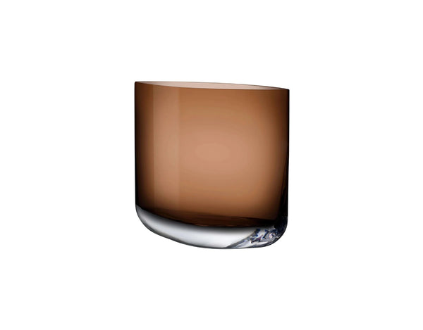 Nude Blade Vase Petroleum Caramel (30cm) image 0