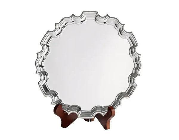 Swatkins Silver Plated Chippendale Tray 255mm image 0