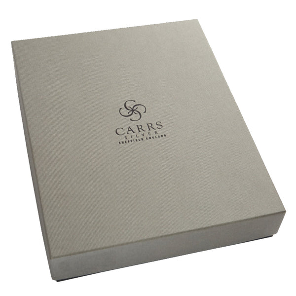 Carrs Silver - Child's Christening Photo Frame Sterling Silver Wood Back image 3