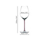 Riedel Fatto A Mano Champagne Wine Glass Mauve image 1