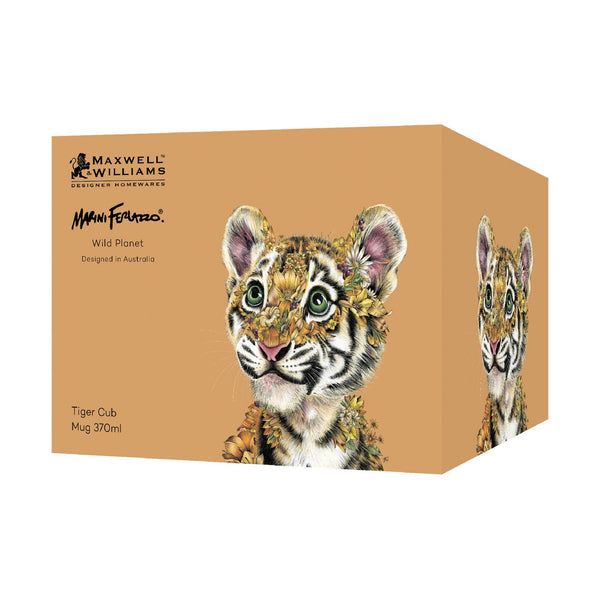 Maxwell & Williams Marini Ferlazzo Wild Planet Mug 370ML Tiger Gift Boxed image 3