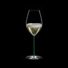 Riedel Fatto A Mano Champagne Wine Glass Green image 4