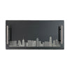 Just Slate Large Serving Tray with Plain Handles (Hong Kong Theme Graphics) image 0