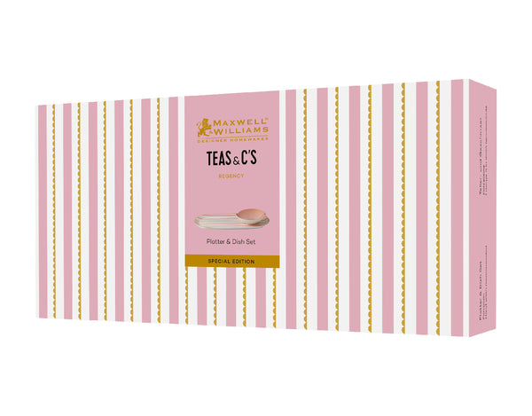 Maxwell & Williams Teas & C's Regency Platter & Dish Set Pink Gift Boxed image 4