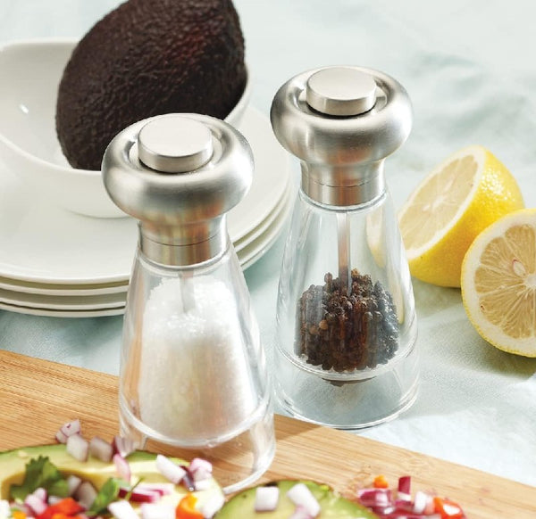 Maxwell & Williams Dynasty Acrylic Salt & Pepper Mill Set image 1