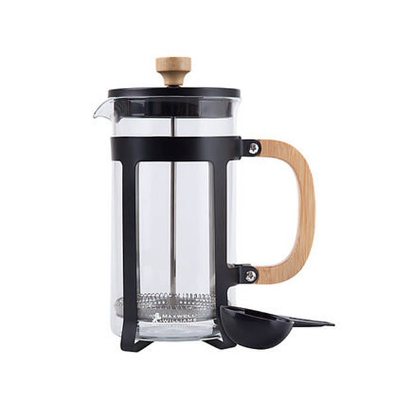 Maxwell Williams Blend Coffee Plunger 1L Black / Bamboo image 1