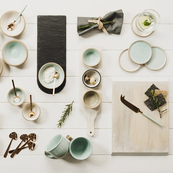 Just Slate Mango Wood Cheese Board & Knife Set image 2