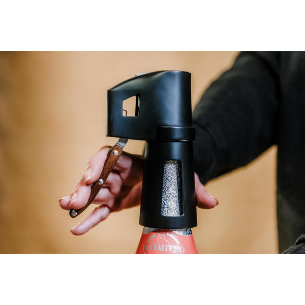 Vin Bouquet Champagne Corkscrew Black + Walnut image 4