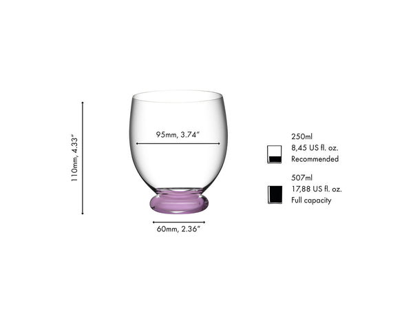 RIEDEL Fatto A Mano by RIEDEL Tumbler Grande - Pink