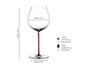 Riedel Fatto A Mano By Riedel Pinot Noir Dragon Red