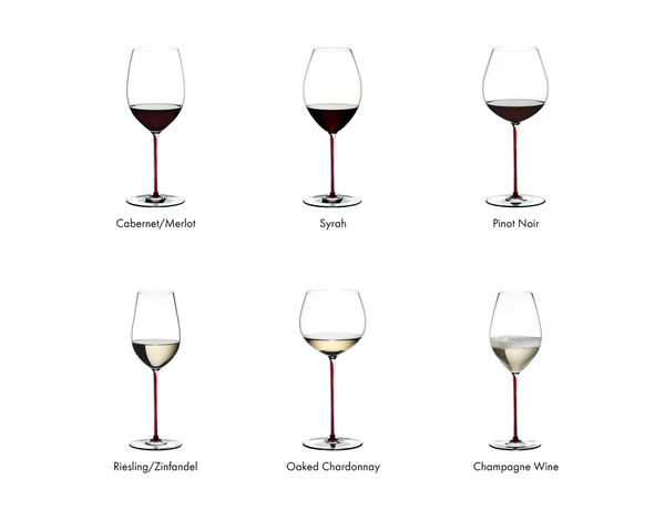 Riedel Fatto A Mano By Riedel Pinot Noir Dragon Red