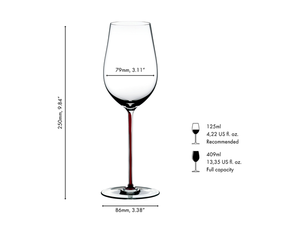 Riedel Fatto A Mano By Riedel Riesling/ Zinfandel Dragon Red