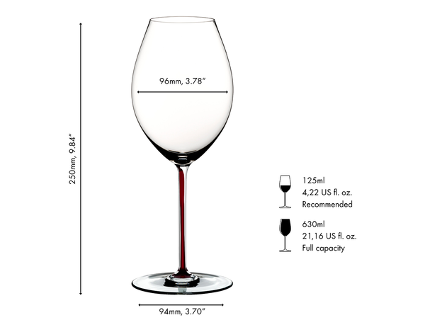 Riedel Fatto A Mano By Riedel Champange Wine Glass Dragon Red