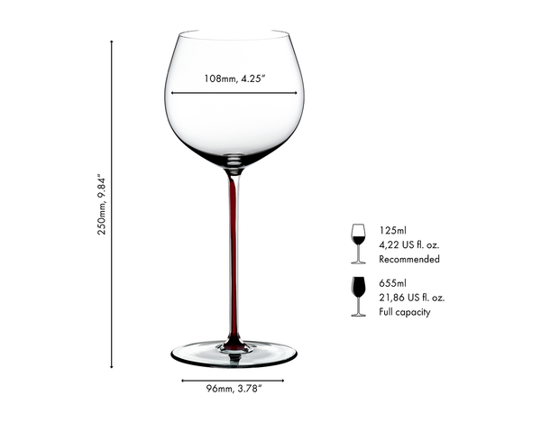 Riedel Fatto A Mano Oaked Chardonnay Dragon Red