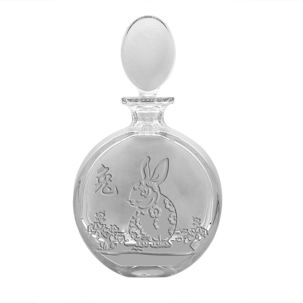 Bohemia Crystal Whisky Set ( 1 Decanter with Sandblasted Rabbit Motif + 6 Tumblers) image 2