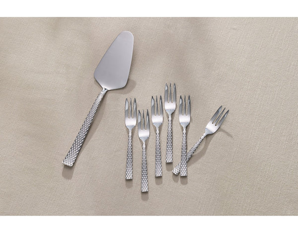 Maxwell & Williams Diamonds Cake Server & Fork Set 7pc Gift Boxed image 2