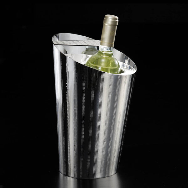Zanetto 'Vie' Glacette Wine Cooler Silver Plated image 1