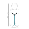 Riedel Fatto A Mano Champagne Wine Glass Turquoise image 1