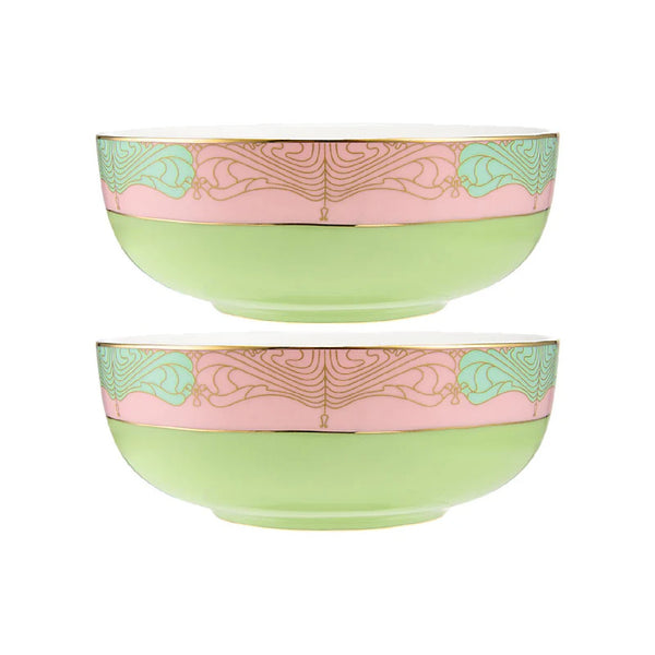 Maxwell & Williams Wicked Pink Goes Good With Green Bowl 12.5x5cm Elphaba Gift Boxed (Set of 2) image 2
