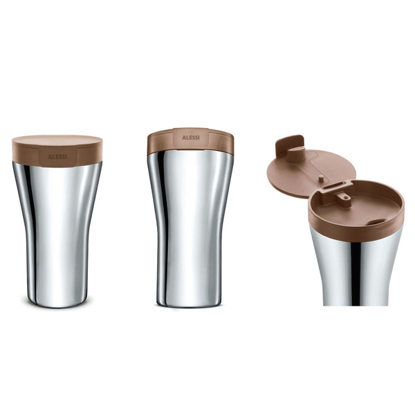 Alessi Caffa Travel Mug Brown image 1