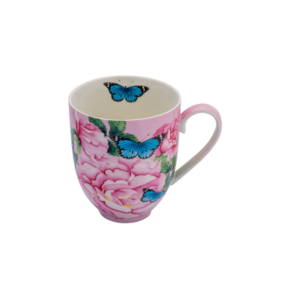 Maxwell & Williams Gabby Malpas Posey Mug & Coaster Set Cabbage Roses Gift Boxed image 3