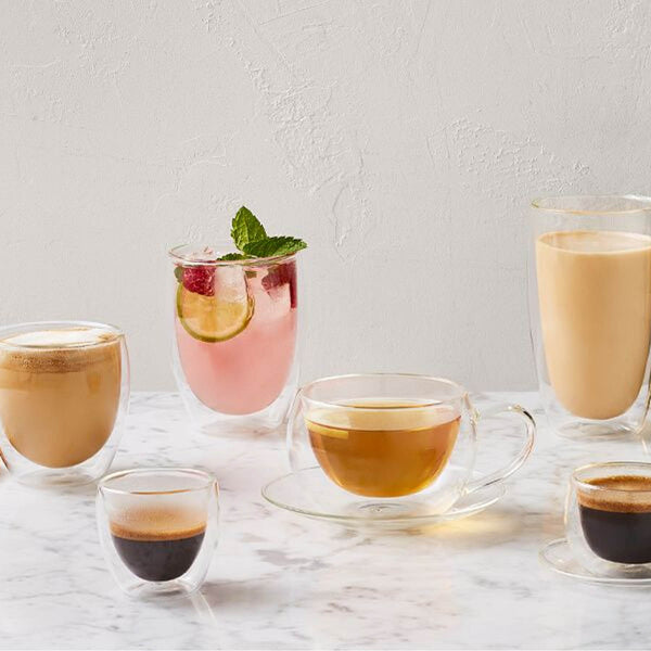 Maxwell & Williams Blend Double Wall Cup & Saucer 270ML Set of 2 Gift Boxed image 2