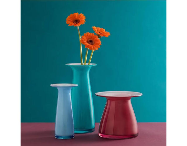 Dartington JUNO Mulberry Short Vase 15.5cm image 2