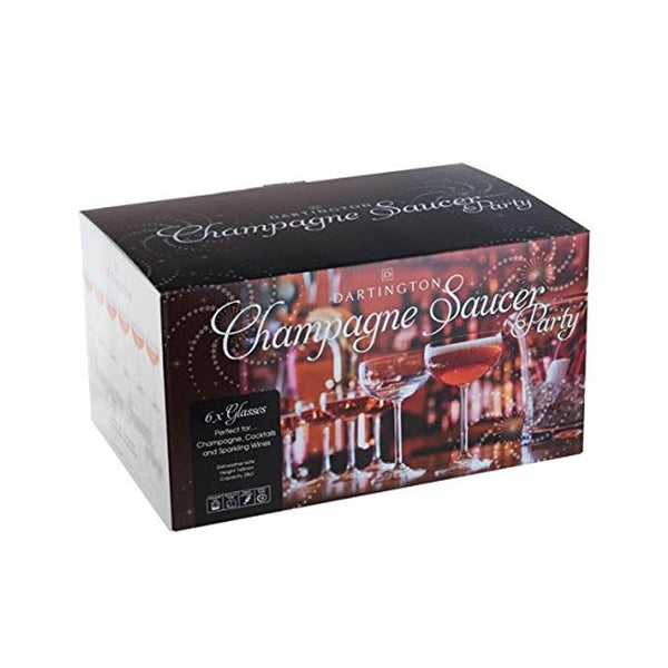 Dartington Champagne Saucers Party Pack (Set of 6) image 4