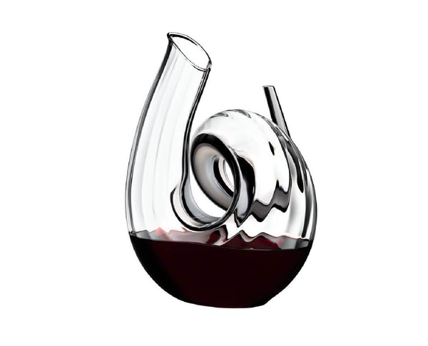 Riedel Decanter Curly Fatto A Mano Black/White/Black Optic image 0