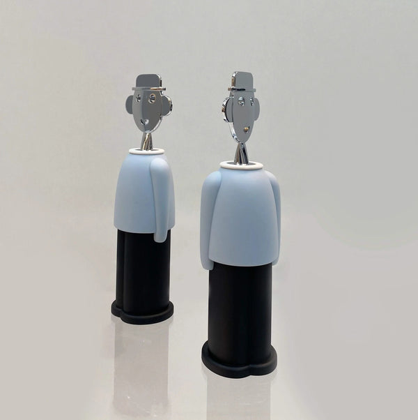 Alessi Alessandro M. Corkscrew Light Blue & Black image 2