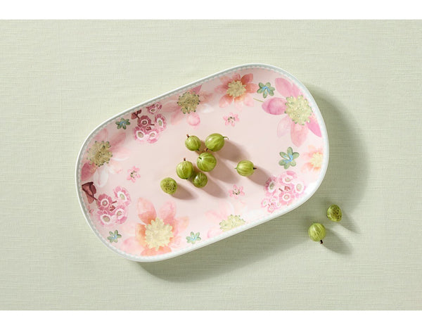 Maxwell & Williams Primula Oval Platter 37x23cm Pink Gift Boxed image 3