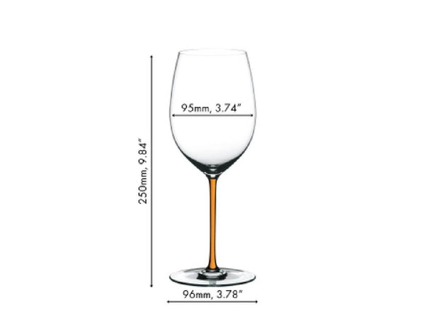 Riedel Fatto A Mano Gift Set Cabernet Set of 6 (Violet , Mint, Orange, Turquoise, Mauve, White) image 3