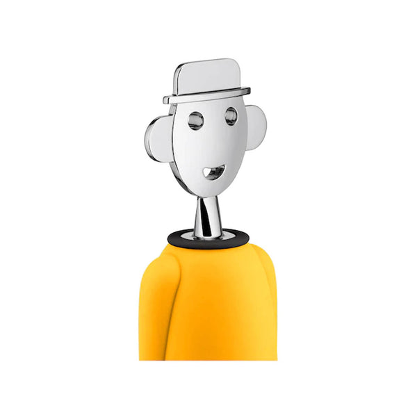 Alessi Alessandro M. Corkscrew Yellow & Black image 2